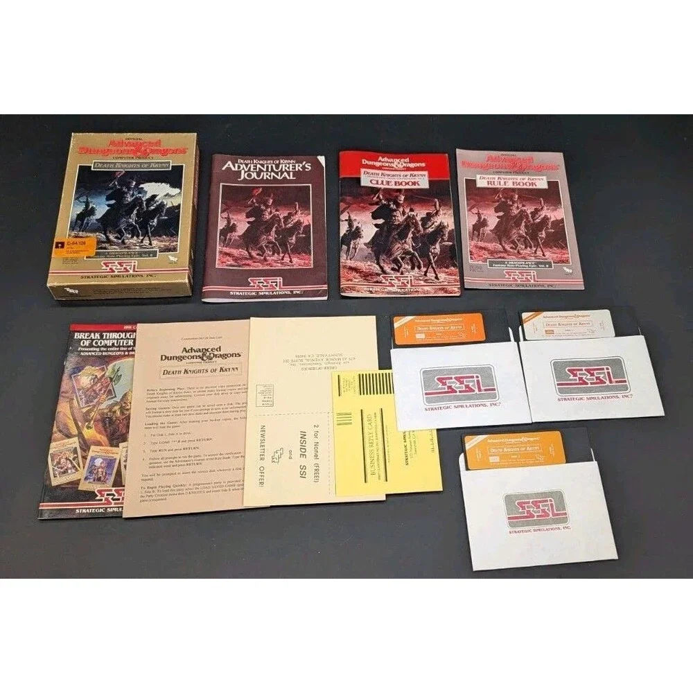 Advanced Dungeons & Dragons Forgotten Realms IBM PC Game CIB Set Vol. 1-3 & More